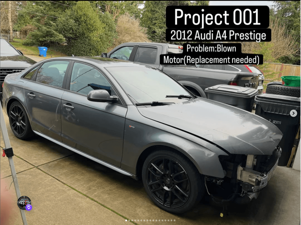 Audi A4 Prestige - Engine Rebuild
